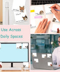 9 Pack Cute Sticky Note Pads With Funny Animal Puns Hand Drawn Style Notepads for office and school use on laptop and desk