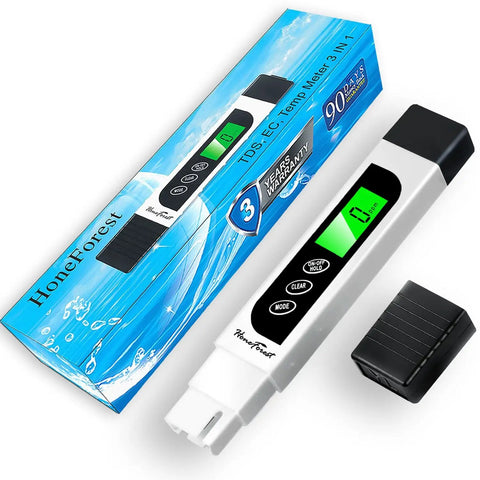 Top Rated Digital TDS Meter Water Tester With EC And Temperature Readouts In F And C For Drinking Water RO And DI Systems Aquariums Titanium Probe 0 To 9990 Ppm Ultra Accurate And Reliable