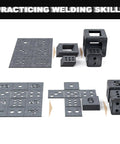 Beginner Welding Practice Kit One Eighth Inch Sheet Metal 11 Gauge 1045 Carbon Steel For DIY Dice And Cube Frame Builds Durable Mild Steel Sheets
