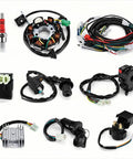 All In One Wiring Harness Kit For 125cc And 150cc GY6 Engines With CDI Stator Regulator Ignition Coil And Waterproof Switches