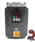 Workhorse 2.2KW 110V Variable Frequency Drive VFD Inverter for spindle motors with control panel and extension cable visible.