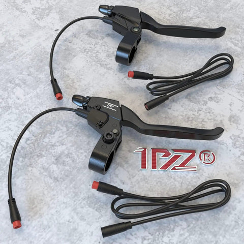 Durable Waterproof 2 Pin Brake Lever Connector for Electric Bikes and Scooters, 22.5mm Fit, Aluminum Core, Pair