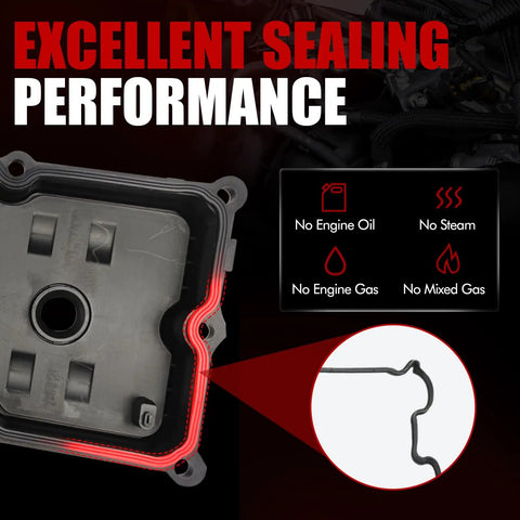 Valve Cover Set With Bolts Oil Cap Gaskets Spark Plug Tube Seals And PCV Valve For 3.5L V6 Nissan Altima Maxima Murano Quest Infiniti I35 2002 2009 Direct Fit Engine Replacement showing excellent sealing performance diagram.