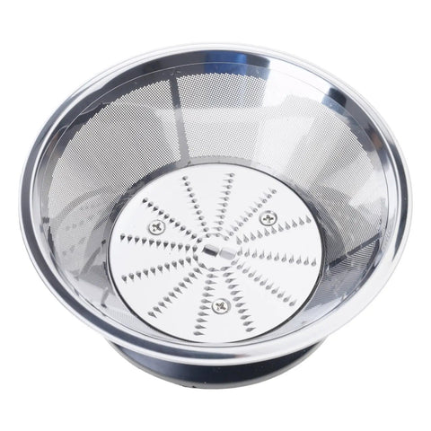 Stainless Steel Juicer Replacement Mesh Filter Basket And Cutter Assembly For Centrifugal Juicers Go To 5 Inch Fits WJE4001D WJE2802D top view