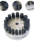 Round Disc Cutter Set For Metalworking And Jewelry Making, All In One Disc Cutting Kit with 4mm to 20mm punching sizes, steel tool