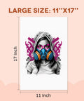 Graphic design on 11x17 Inch Dark Fabric Heat Transfer Paper For Inkjet Printers Pack Of 10 Sheets For Iron On Or Heat Press Transfer