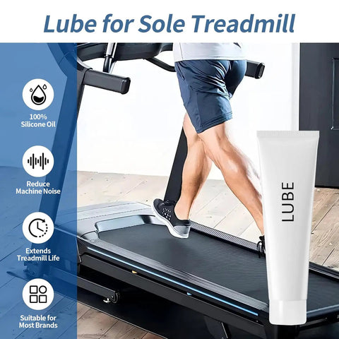 Universal Silicone Treadmill Lubricant Oil For Sole Spirit Xterra And Fuel Fitness Treadmills Plus Other Home Gym Machines Includes Cleaning Cloth And Brush For Easy Maintenance, Quiet Smooth Deck And Belt Operation. Silicone tube on treadmill