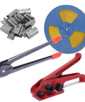 All In One Banding Kit With Poly Strapping Tensioner Sealer Tools 3200 Inch PP Band Roll And 100 Metal Seals for bundling