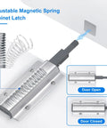 Push To Open Magnetic Cabinet Latches 10 Pack Heavy Duty Touch Latches For Kitchen Cabinets And Drawers No Handles No Knobs.