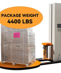 Heavy Duty Pallet Wrapping Machine With 65 Inch Turntable For Warehouse Logistics 4400 Lb Load 110V 1500W packaging