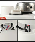Electric Fuel Pump Module Assembly For Dodge B150 B250 B350 B1500 B2500 B3500 1993 1994 1995 1996 Returnless 22 Gallon Tank close-up wiring details.