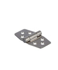 Barrel Up Friction Hinge In 316 Stainless Steel For Lightweight Boat Doors And Lids Glove Boxes And Compartments One And Nine Sixteenths Inch By Three Inch Pair Delivers Constant Torque And Keeps Doors Open Without Adjustment shown in polished metal