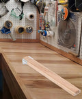 Two Pack Wooden Drawer Slides With Center Mount Bottom Track For Dresser Repair And Furniture Assembly Kicking Ass With Ez Glide Movement And Boss Grade Reinforced Tracks For Quick And Dirty Upgrades on wooden workbench.