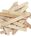 Stack of Premium Natural Wood Craft Sticks For DIY Arts And Crafts, Non Toxic Ice Cream Sticks In A 1000 Pack, light wood color