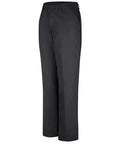 Women's Industrial Work Pants With Heavy Duty Brass Ratcheting Zipper And Tough As Nails Canvas for the Daily Grind in classic black.