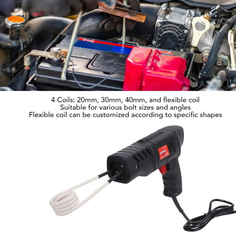 Beast Mode Induction Heater Delivers 25 KW Of Raw Power In 25 Seconds With Four Coils for rust removal in automotive applications.