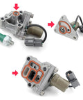 Honda S2000 Spool Valve Solenoid Gasket Kit Includes Upper And Lower Gaskets And O Ring For AP1 AP2 1999 To 2009 Replacement Easy Install Keeps The VTEC System Sealed And Running Smooth components and connections.