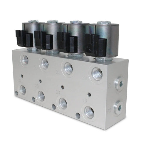Universal 4 Circuit Hydraulic Multiplier Kit With Selector Valve, Couplers And Switch Box Control For Open Closed Or FPC Systems