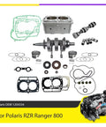 Heavy Duty Racing Camshaft And Crankshaft Kit Comes With Full Head Gasket Set For Polaris RZR Ranger Sportsman 800 ATVs rebuild parts.