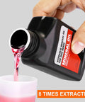 Pouring mineral oil brake fluid into cup, from Two Bottle Pack Mineral Oil Brake Fluid for Shimano Tektro TRP Hydraulic Disc Brakes