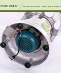 Bottom view of SDdPulse Commercial Juice Extractor, 370W Electric Centrifugal Juicer with cooling motor design.