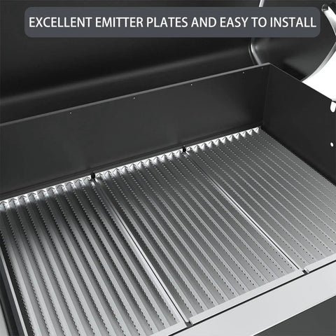 Heavy Duty Stainless Steel Emitter Plates For True Infrared Gas Grills Cook Smokin And Hold Heat Like A Champ With Rock Solid Even Distribution Upgraded Replacement Grill Parts