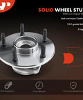 Front Wheel Bearing And Hub Assembly With ABS For Dodge Ram 1500 2000 2001 4WD And 2-Wheel ABS Only 5-Lug