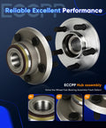 Front Wheel Hub Bearing Assembly 5 Lug With ABS For Dodge Challenger And Chrysler 300 RWD Fits 2005 To 2010 Chrysler 300 2011 RWD
