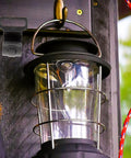 Lantern hanging on hook from Ten Pack Large Plastic Camping Tent Hooks Sturdy Hanging Organizer Hooks for Tent Poles and Outdoor Gear