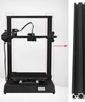 3D printer frame with 5 Piece 400 mm 2040V Aluminum Extrusion Profile European Standard Anodized Linear Rail For 3D Printers Lasers CNC Projects