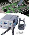 Powerful Digital Hot Air Rework Station With LCD Display 1000W 3 Channel BGA Soldering Adjustable 212-932°F Includes 3 Air Nozzles