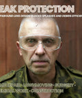 Man wearing Over Eyeglasses Safety Goggles 24 Pack ANSI Z87.1 Certified Anti Fog Anti Scratch Lab Safety Glasses face view