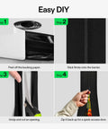 DIY guide for Pro Grade Heavy Duty Self Adhesive Zipper Door For Debris Barriers 3 Inch By 7 Foot Peel And Stick Double Sided Zipper