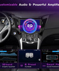 Awesome Android 15 Car Stereo For Hyundai Sonata 2010 2011 2012 2013 2014 2015 With 9 Inch Touch Screen installed dashboard view
