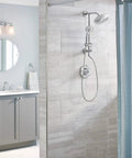 Shower Only System With Rain Showerhead In Chrome Finish Eva Trim Kit For Upgrading Your Bath Valve Not Included Requires Posi Temp Valve