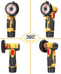 Cordless Mini Angle Grinder Go To Tool 19500 RPM For Quick Cuts And Smooth Polishing On Ceramic Tile Wood Stone And Steel