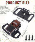 Mailbox Replacement Roller Catch Latch Kit for Cabinets Doors RV Latches Camper Kitchen Heavy Duty Roller Wheel Spring Hardware dimensions