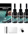 Windshield Repair Kit for Chips and Cracks, 2026 Upgrade Glass Sealant, Quick Fix Liquid Tool for Cars and Trucks with accessories.
