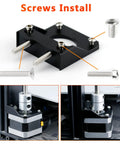 Beefed Up Metal Z Axis Stepper Motor Mount Bracket For 3D Printers With 2040 Aluminum Profiles Nema 17 Compatible V2 Pro CR 10 Series