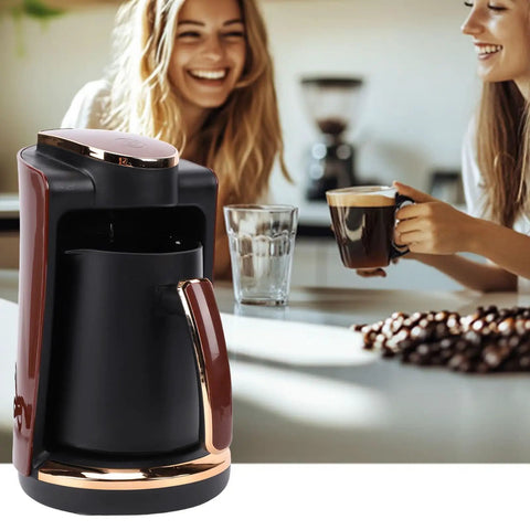 Turkish Coffee Maker 250Ml Single Cup Electric Brewer With Included Cup 550W Fast Heating in kitchen setting