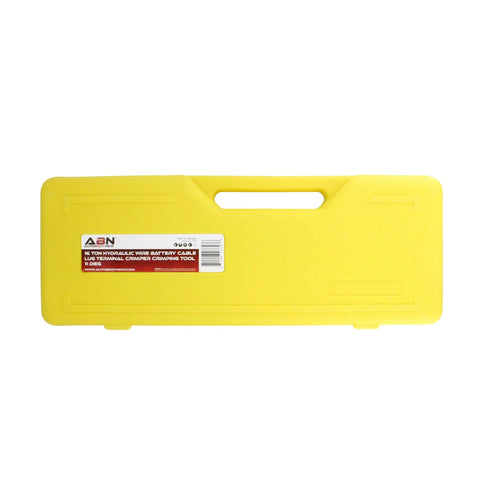 Hydraulic Crimp Tool 16 Ton with 11 Dies carrying case for battery cable crimping, quick change die system.