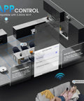 Self Emptying Robotic Vacuum And Mop With 75 Day Hands Free Self Emptying Dustbin LiDAR Mapping WiFi App Control