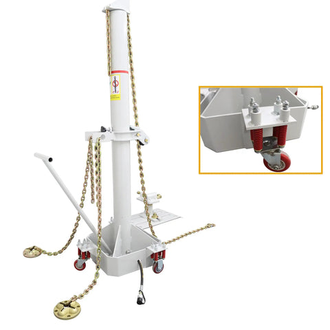 Heavy Duty Auto Body Frame Straightener With Two Point Seven Ton Hydraulic Power Car Frame Puller 98KN Pulling Tower Capacity