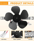 Range Hood Motor Replacement For Nu-Tone 40000 And 42000 Series No-Fuss Install With Included Motor, Fan Blade And Bracket 120V