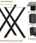 Beefy Metal Table Legs 28 Inch High Square Tube Industrial Style For DIY Dining Tables And Desks Built Tough 800 Lbs Capacity