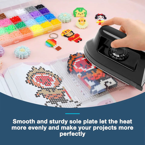 Handy Mini Heat Press Machine Kit With Portable Design And PVC Doormat For Easy Heat Transfer Diy T Shirt Shoe Bag Vinyl Projects Compact size, pressing beads on craft projects.