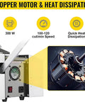 Tiuheyo Automatic Pipe Cutter Machine MCU Controlled Heat Shrink Tube Trimmer with 300W copper motor and quick heat dissipation.