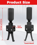 Heavy Duty Pilot Bearing Puller Kit With Steel Construction showing product dimensions, two views