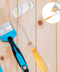Ready To Roll Mini Paint Roller Brush Kit With Quick Swap Covers For Doors Baseboards And Window Trim Professional Wall Painting Tool That Makes Painting A Breeze.