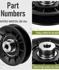 Idler Pulley Replacement For John Deere Lawn Tractors And Ztrak Riding Mowers For A Smooth Direct Swap Fits LT133 LT150 LT155